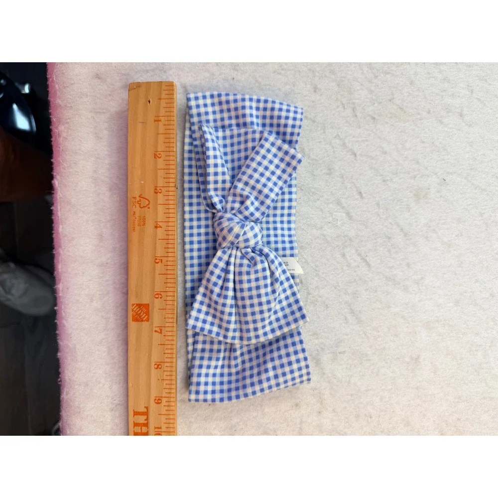 Matilda Jane Girls Headband Lot 5pc Floral Gingham Striped Bows OS